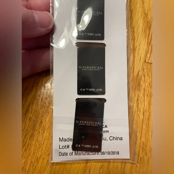 Supernatural Magnetic Bookmarks - 4 Set - Brand New, Still Sealed - Book Nerd - Picture 3 of 6